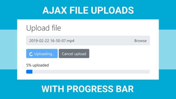 PHP Ajax File upload with Progress bar